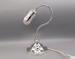 Lampada in argento italiano del 20° secolo