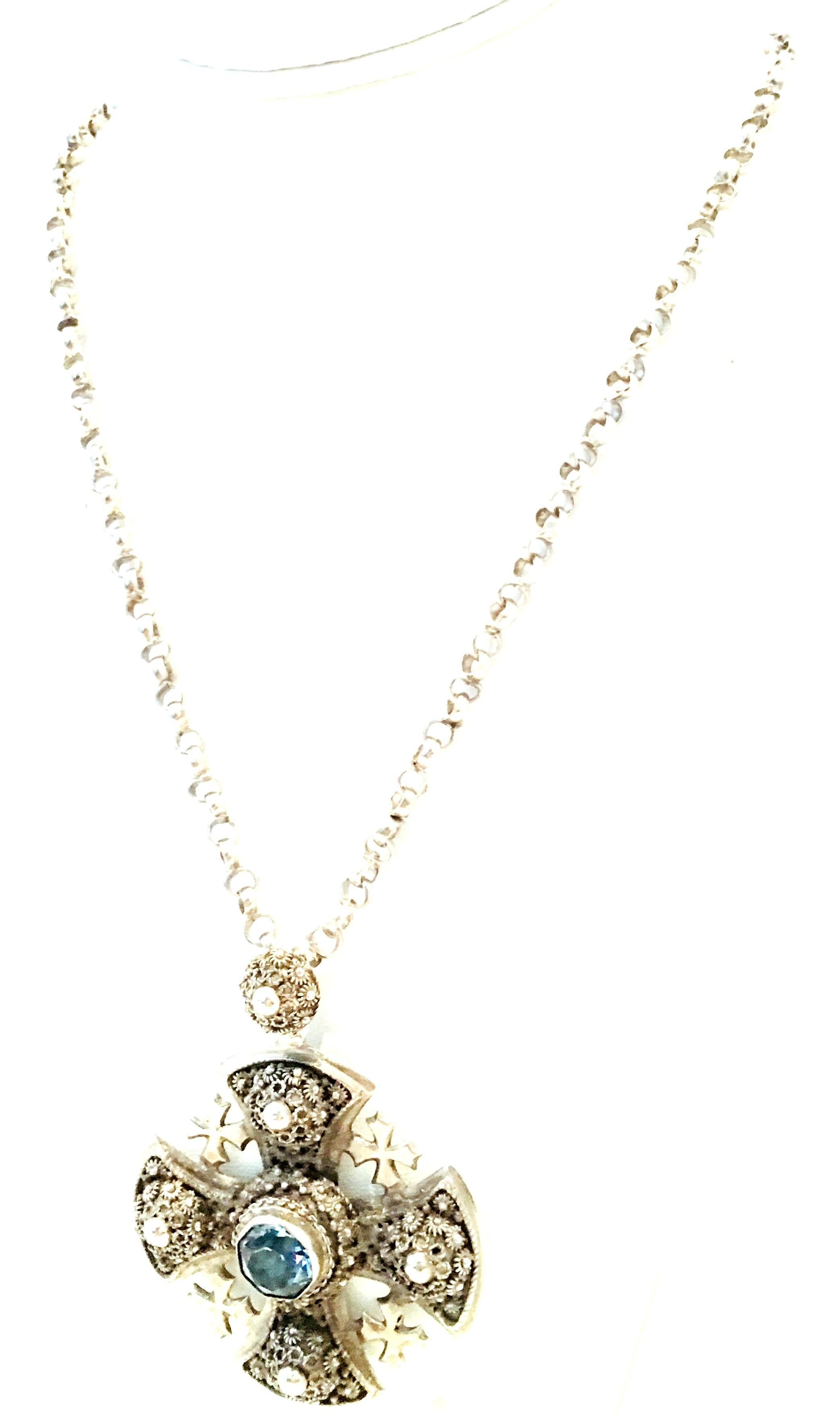 beach cross necklace