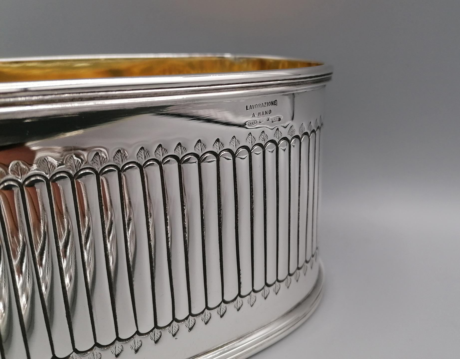 20th Century Sterling Silver Box George III° Style For Sale 6