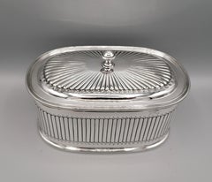 Boîte en argent sterling du 20ème siècle de style George III