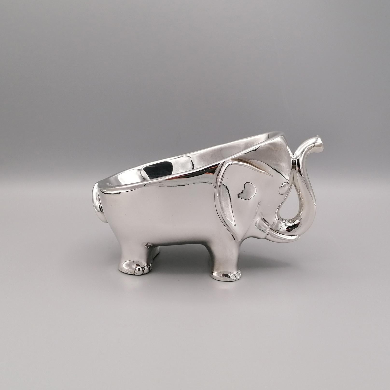 20th Century Sterling Silver Stylized Elephant Shaped Soap / Candy Holder 6
