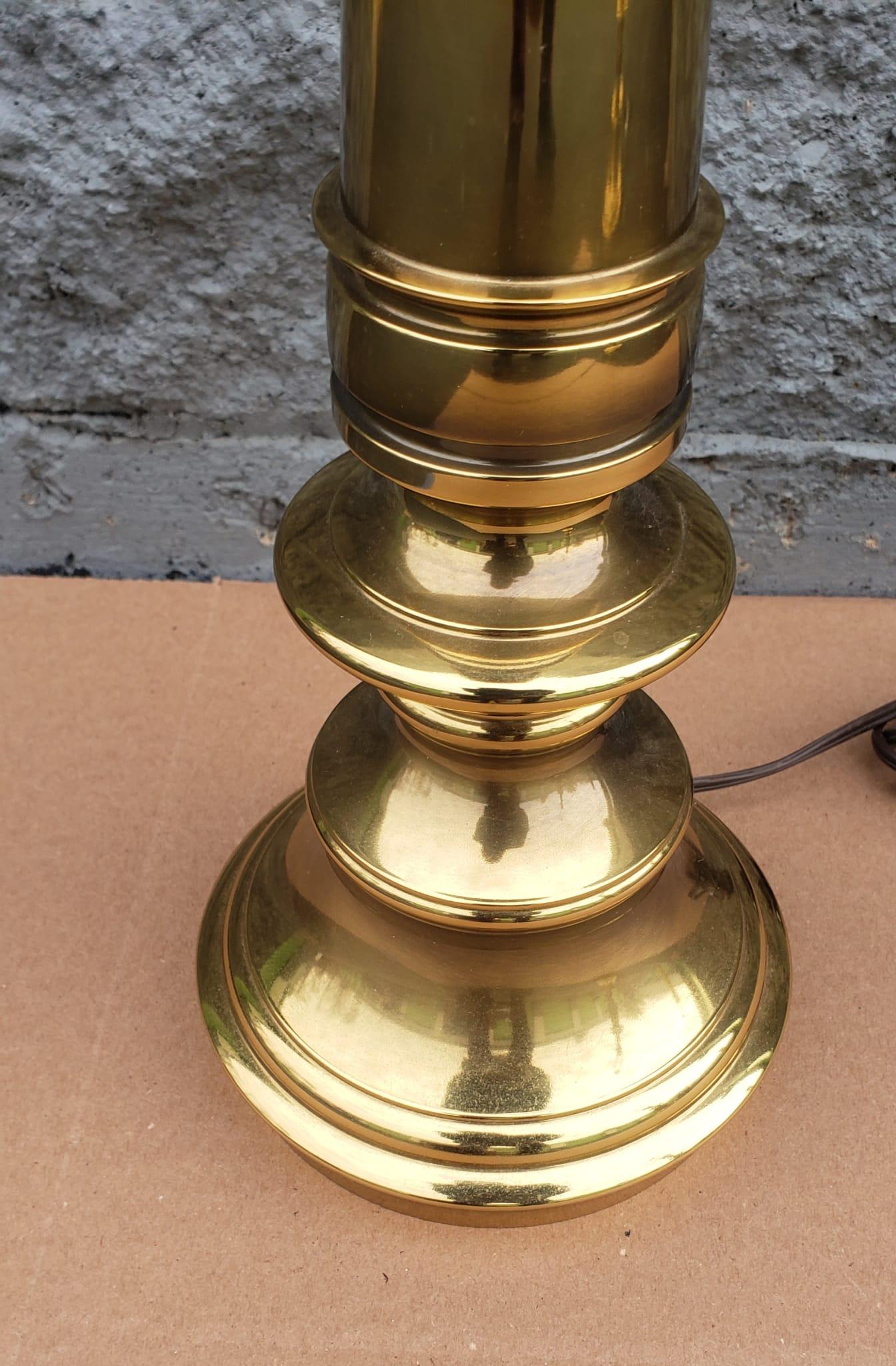 vintage stiffel brass lamps