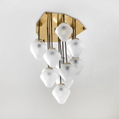 20th Century, Attributed to Stilnovo Pendant Lamp with 13 lights