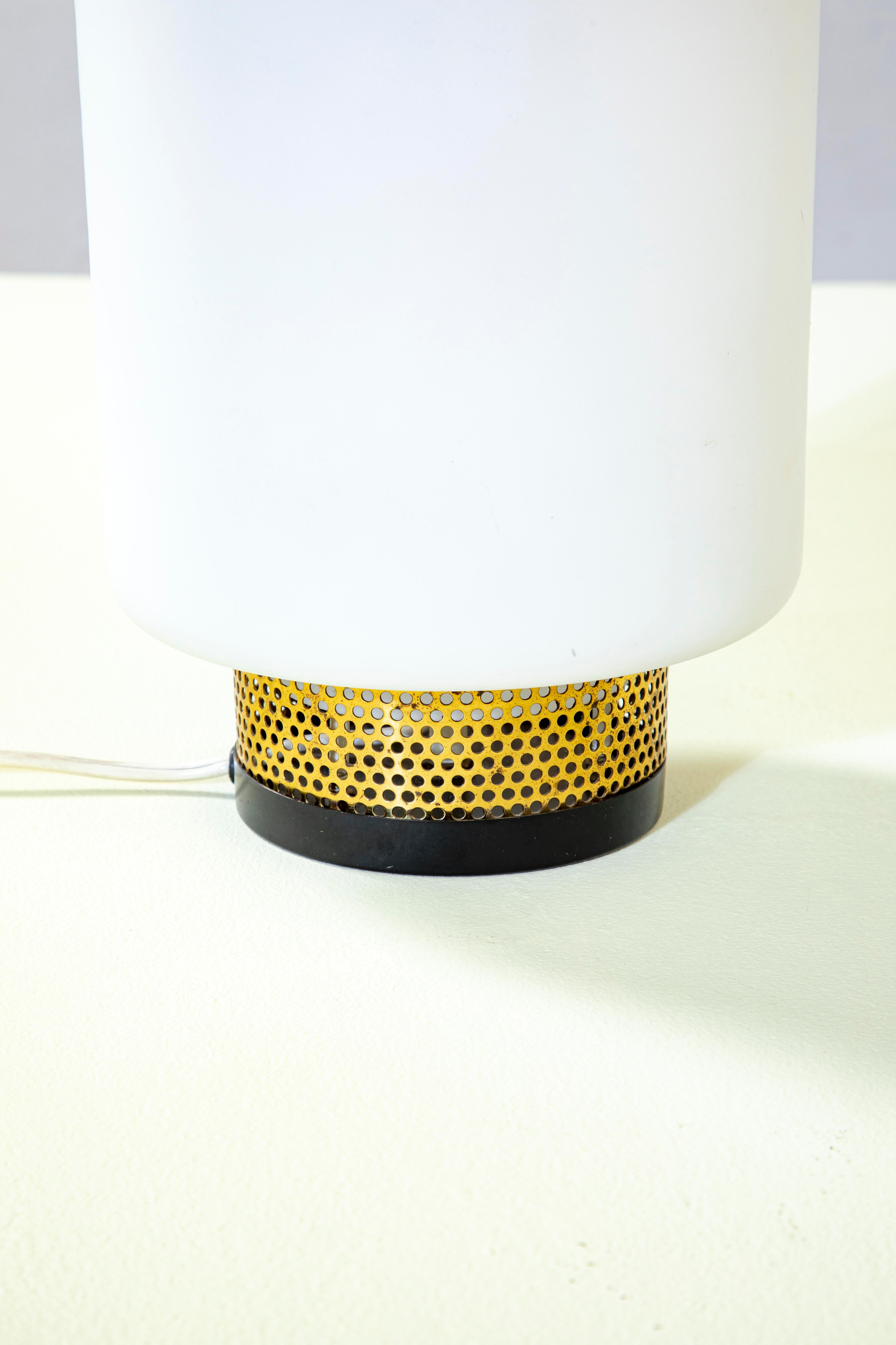 Laiton 20e siècle, Lampe de table Stilnovo mod. 8052 en vente