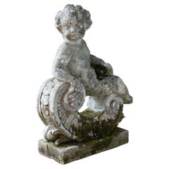 20th Century Stone Cherub