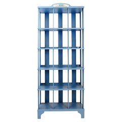 20th Century Strafor painted Metal Shelving Unit