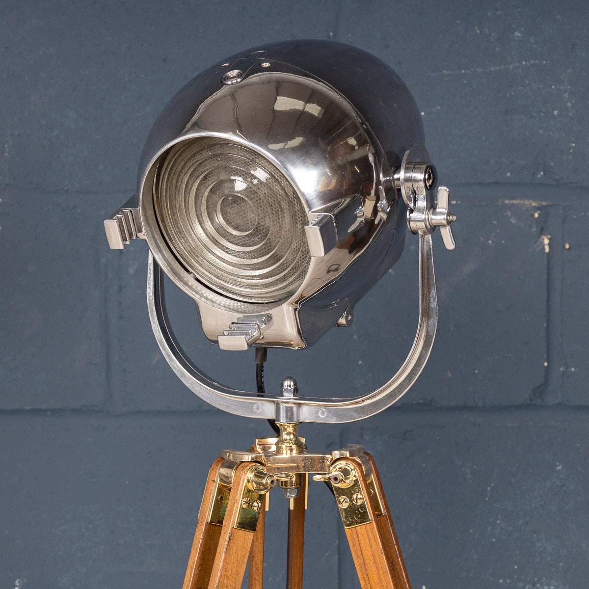 British 20th Century Strand Electric Theatre Lamp on Tripod, England