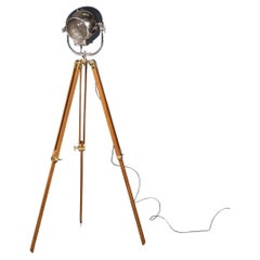 Vintage 20th Century Strand Electric Theatre Lamp on Tripod, England