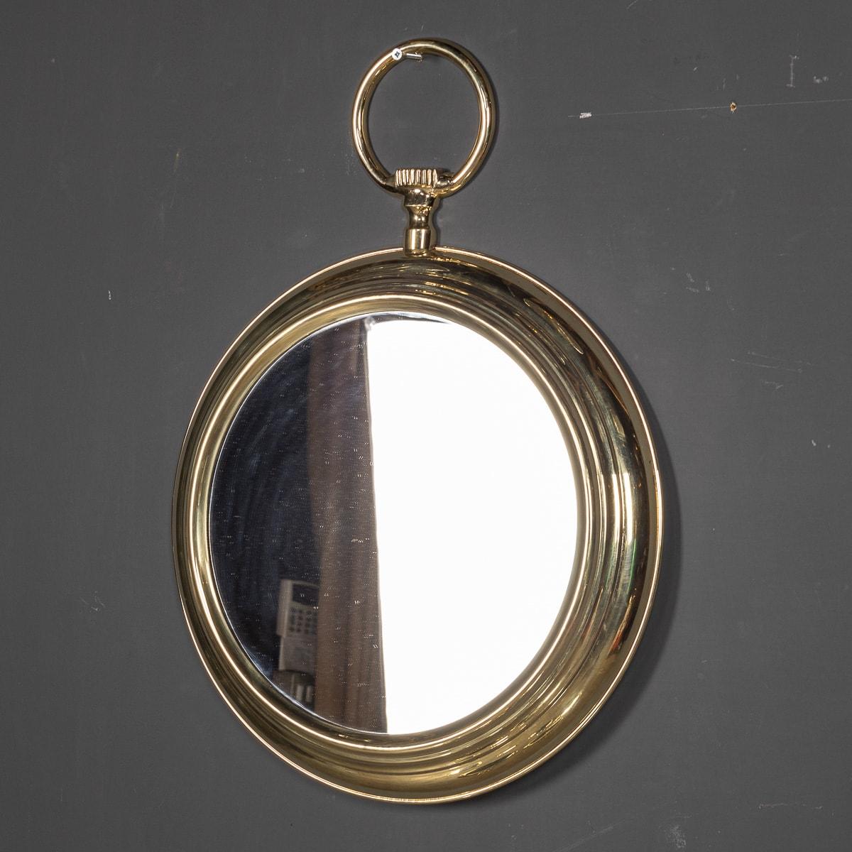 20th Century Striking Collection Of Pocket Watch Shaped Mirrors, c.1950-1970 8