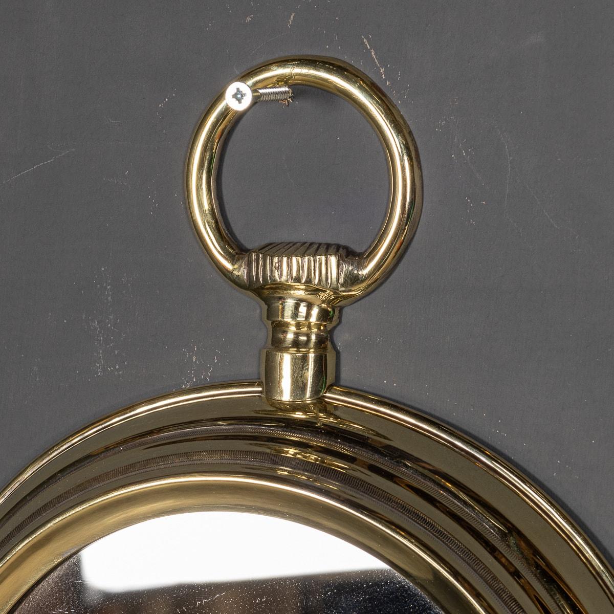 20th Century Striking Collection Of Pocket Watch Shaped Mirrors, c.1950-1970 12