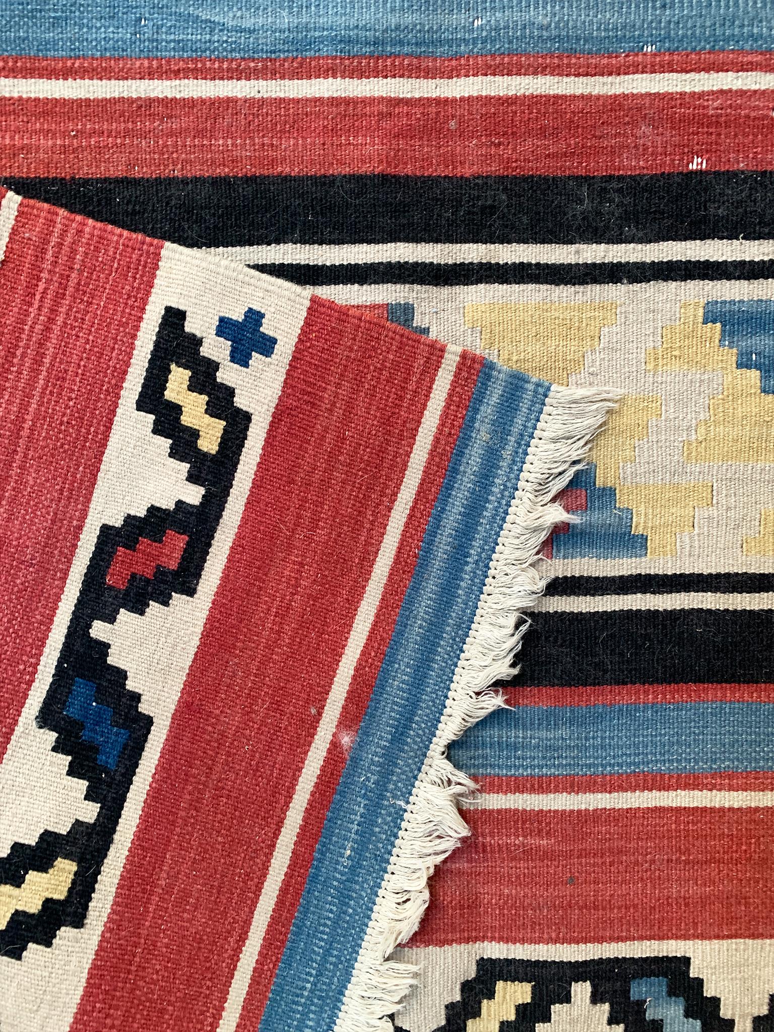 Gestreifter Navajo-Teppich des 20. Jahrhunderts (72 X 47) im Angebot 5