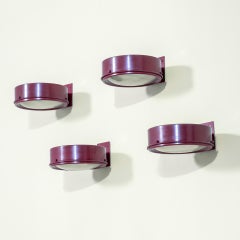 20th Century, Studio BBPR Set of Four Wall Sconces