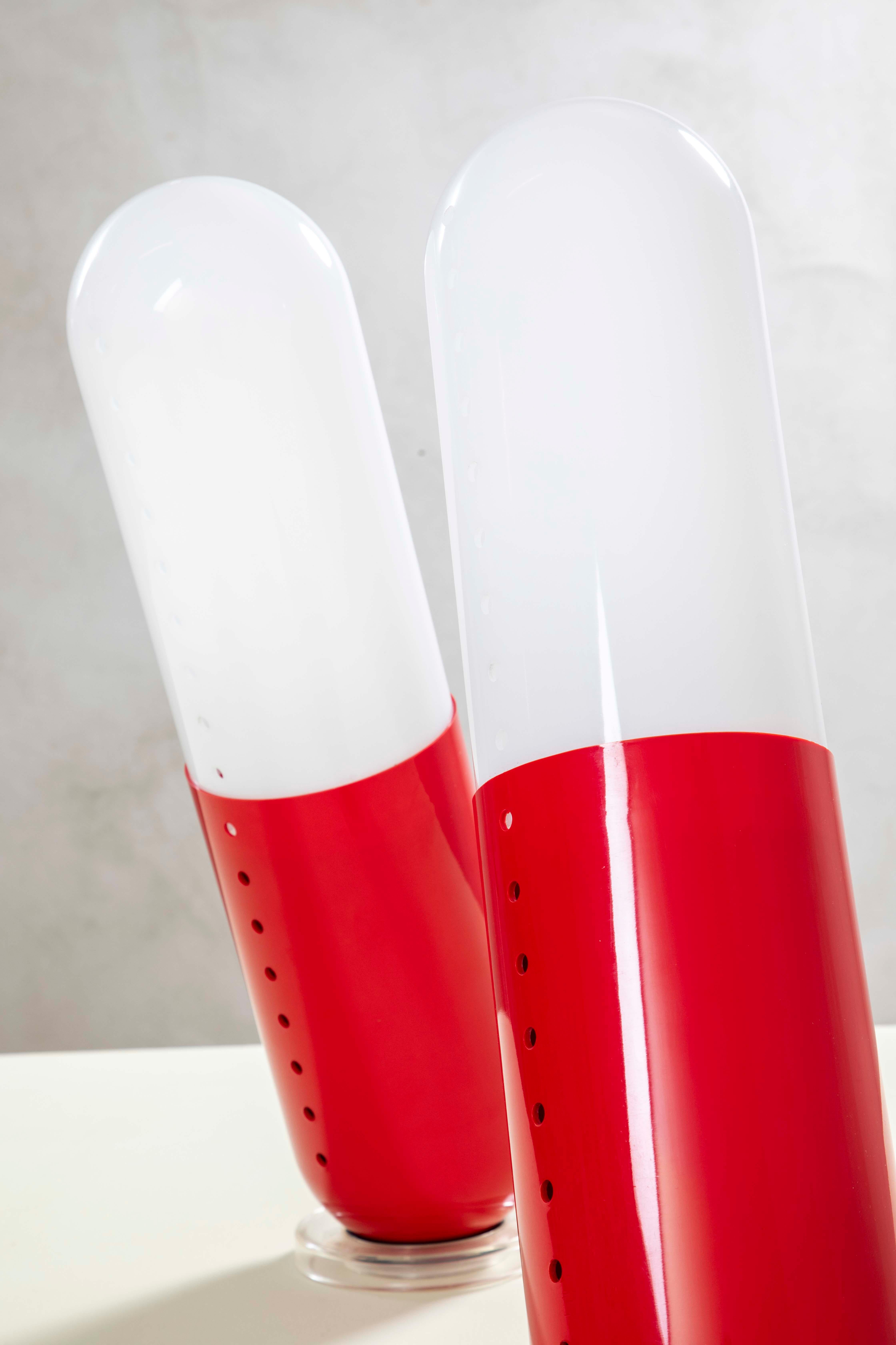 20th Century, Studio DA for Nai Pair of Table Lamp mod. Pill For Sale 5