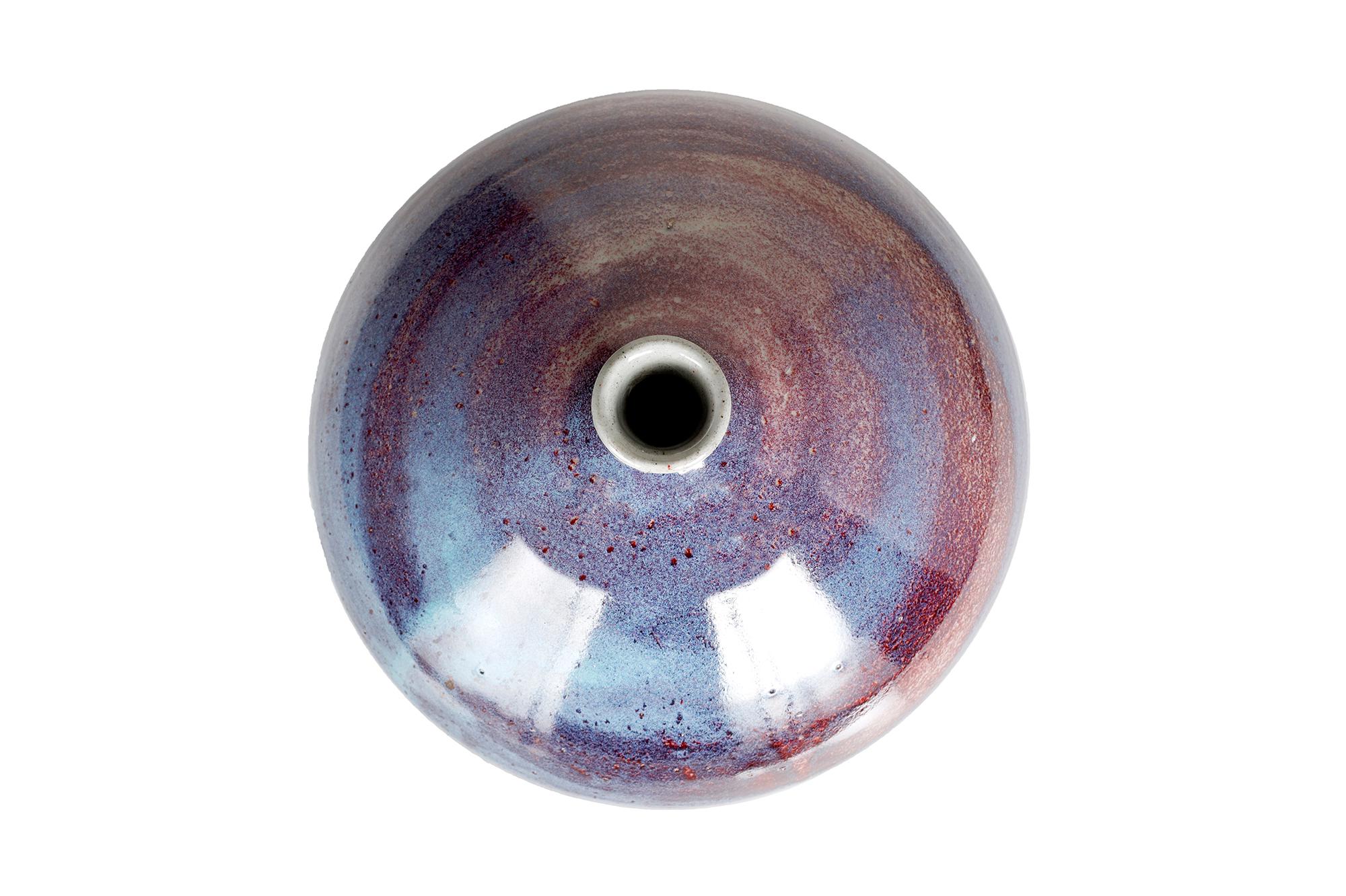 Mid-Century moderno Vaso di erbacce Studio Pottery del 20° secolo in vendita