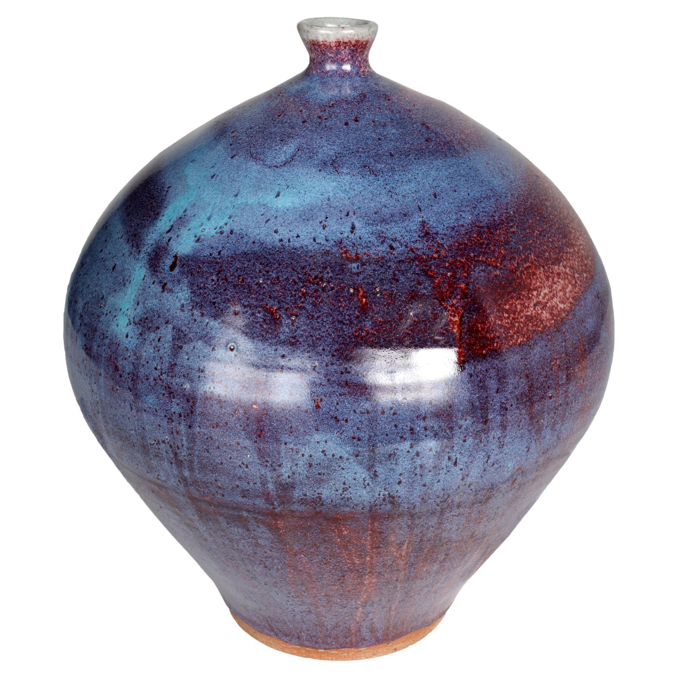20th Century Studio Pottery Weed Vase For Sale