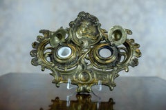 Stilisiertes Tintenfass aus Messing aus dem 20.