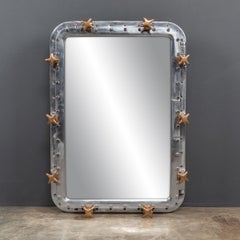 20th Century Submarine Door Converted Into a Mirror, 1940s