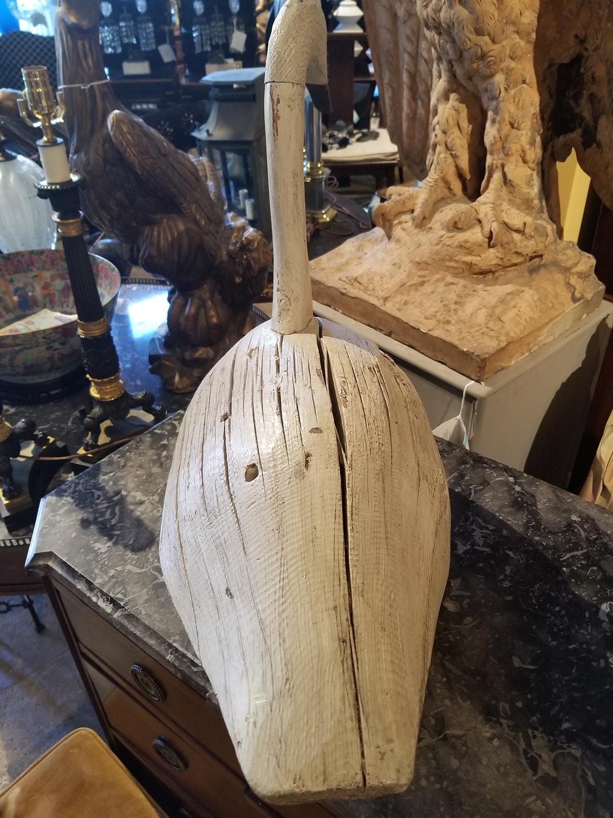 20th Century Swan Decoy, Signed F&S 3