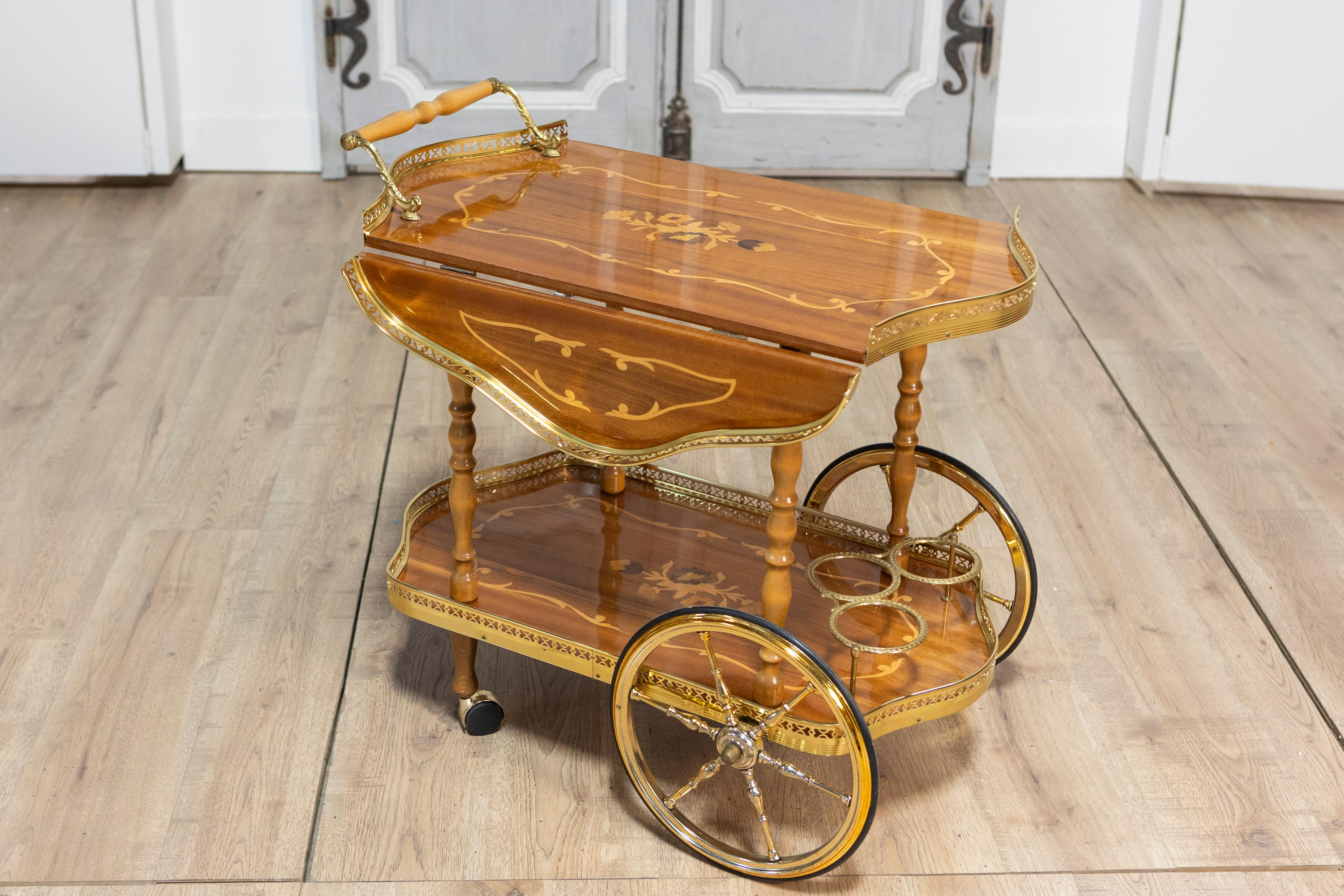 Mid-Century Modern Chariot de bar suédois du 20e siècle en vente