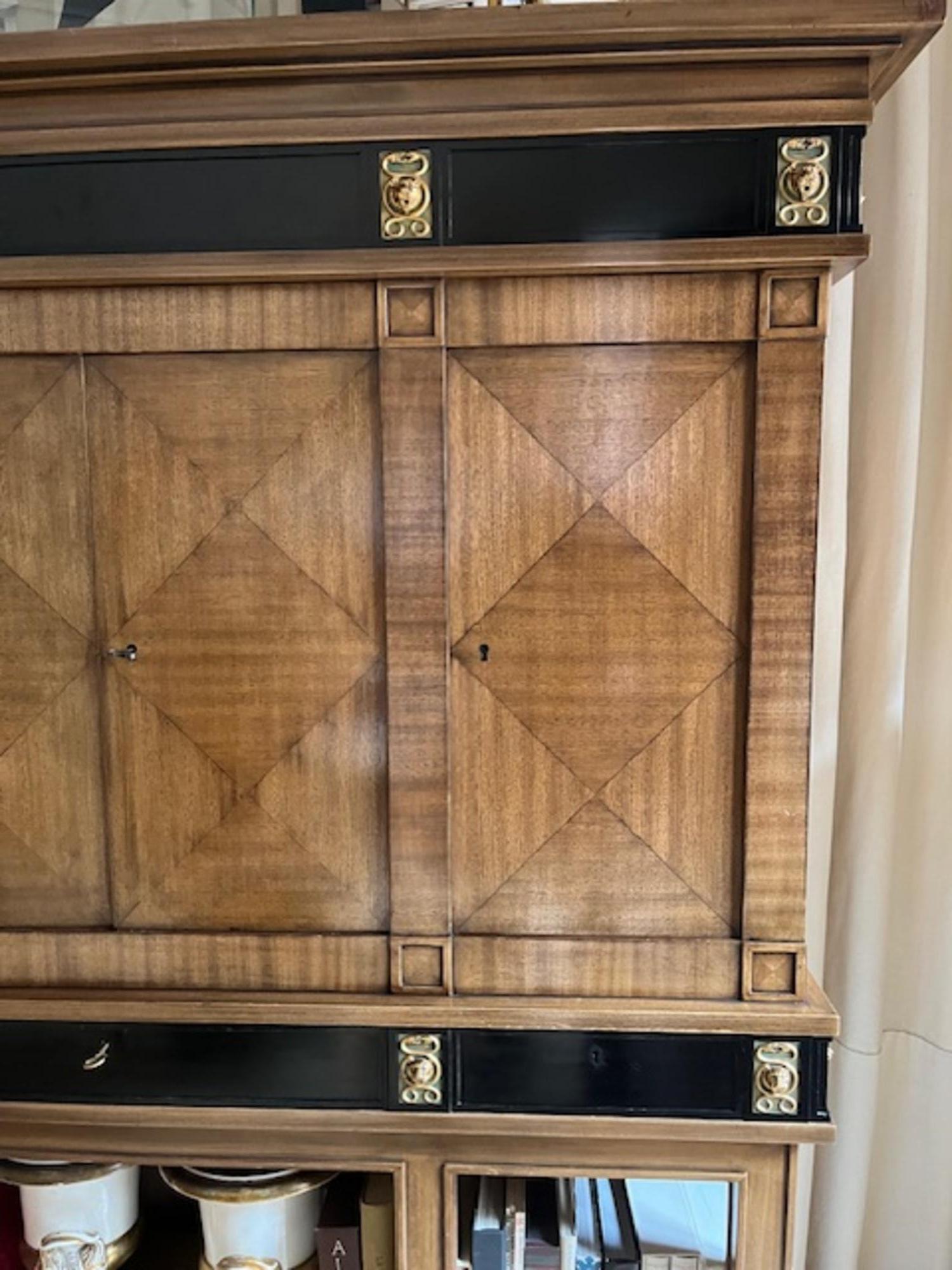 Neoclassico 20th Century Swedish Cabinet in Neoclassical Karl Johan Revival Style in vendita