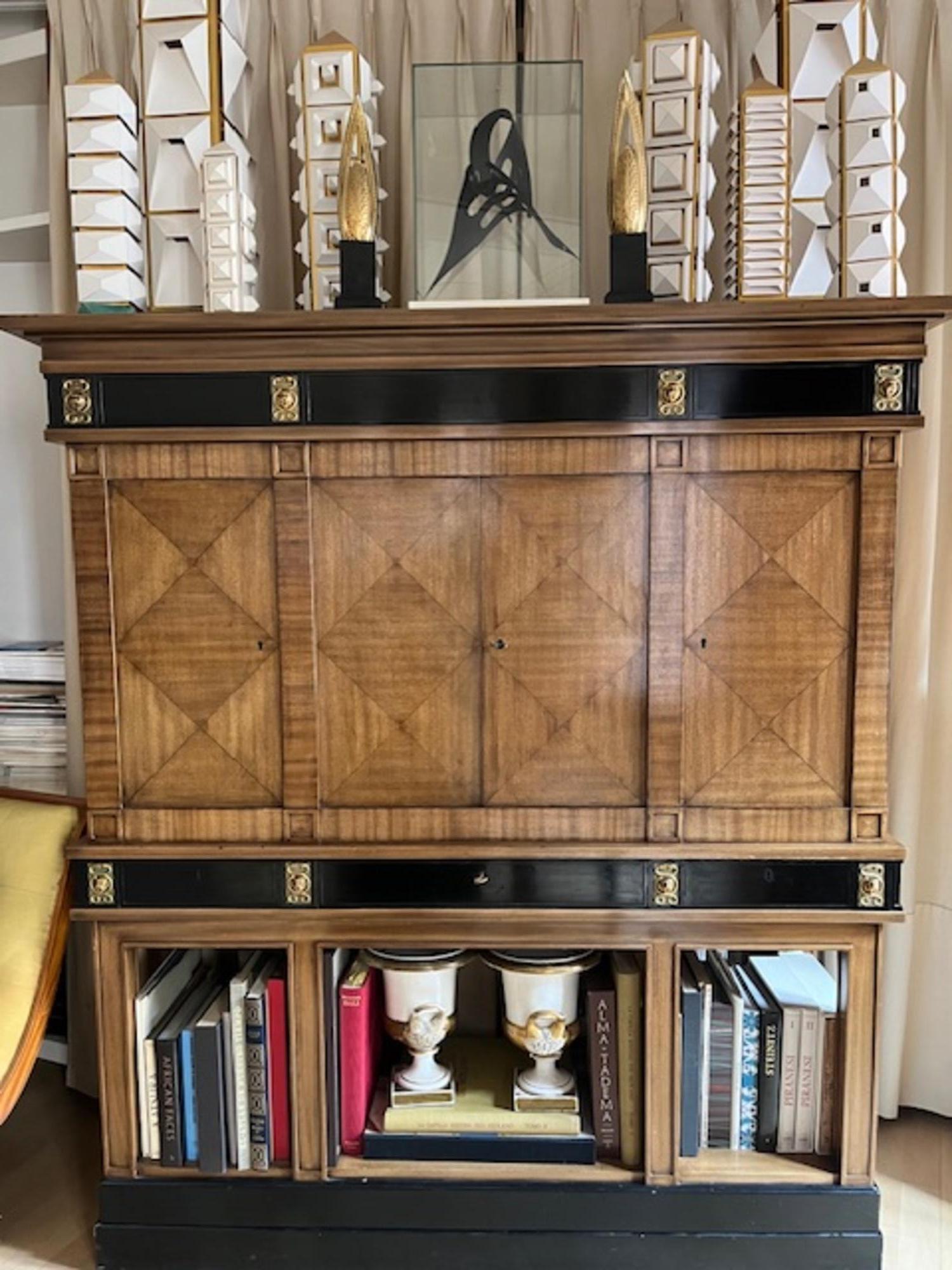 Svedese 20th Century Swedish Cabinet in Neoclassical Karl Johan Revival Style in vendita