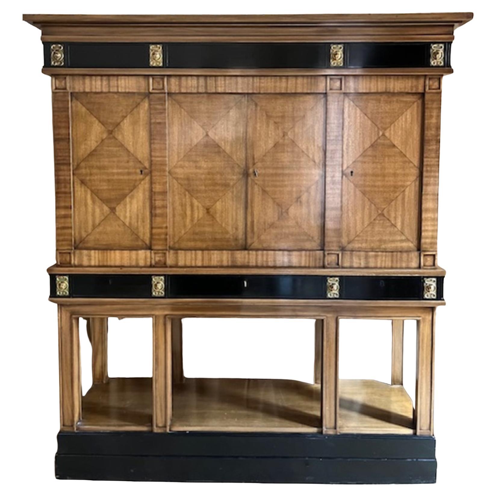 20th Century Swedish Cabinet in Neoclassical Karl Johan Revival Style in vendita