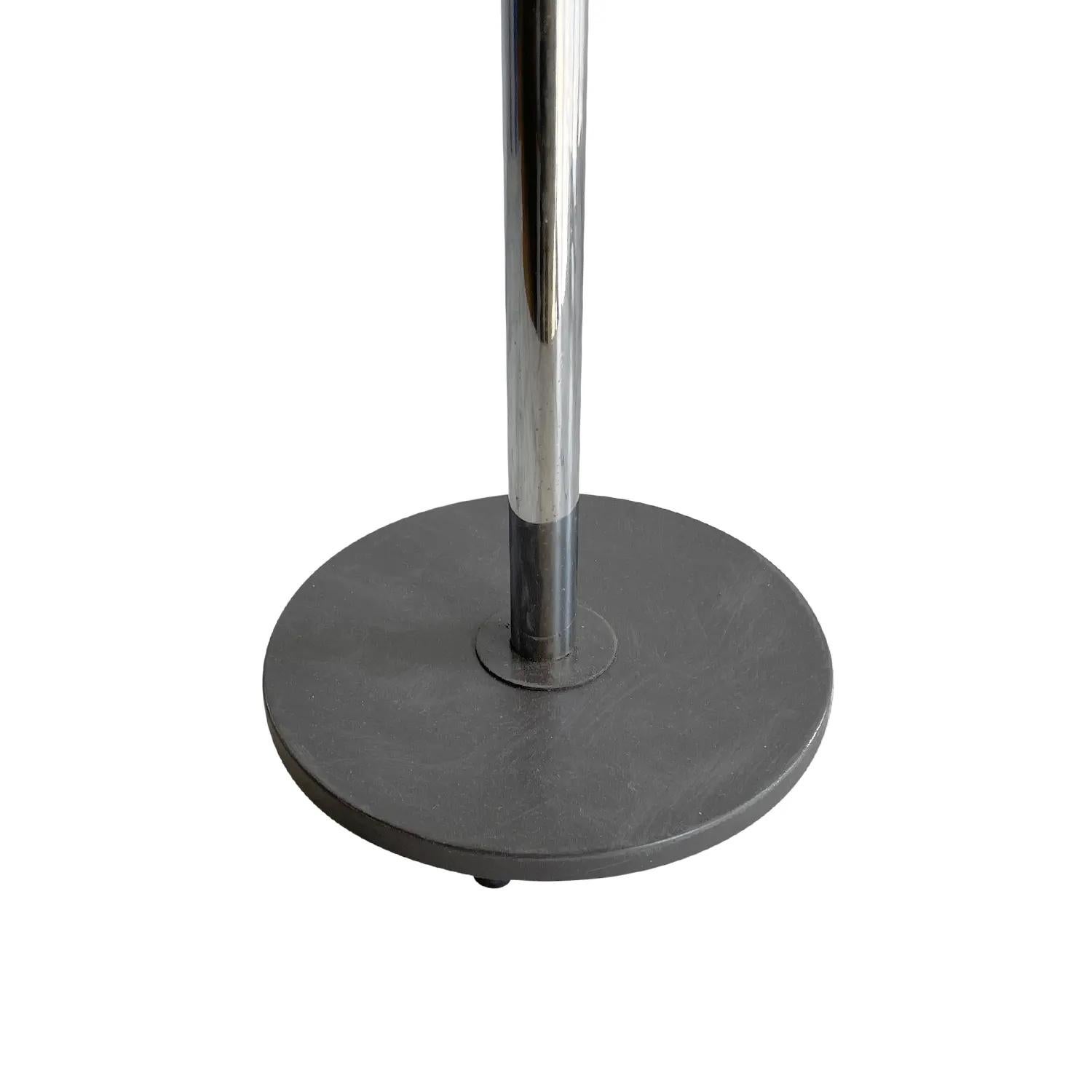 20th Century Swedish Chrome Table Lamp, Scandinavian Desk Light by Falkenberg For Sale 1