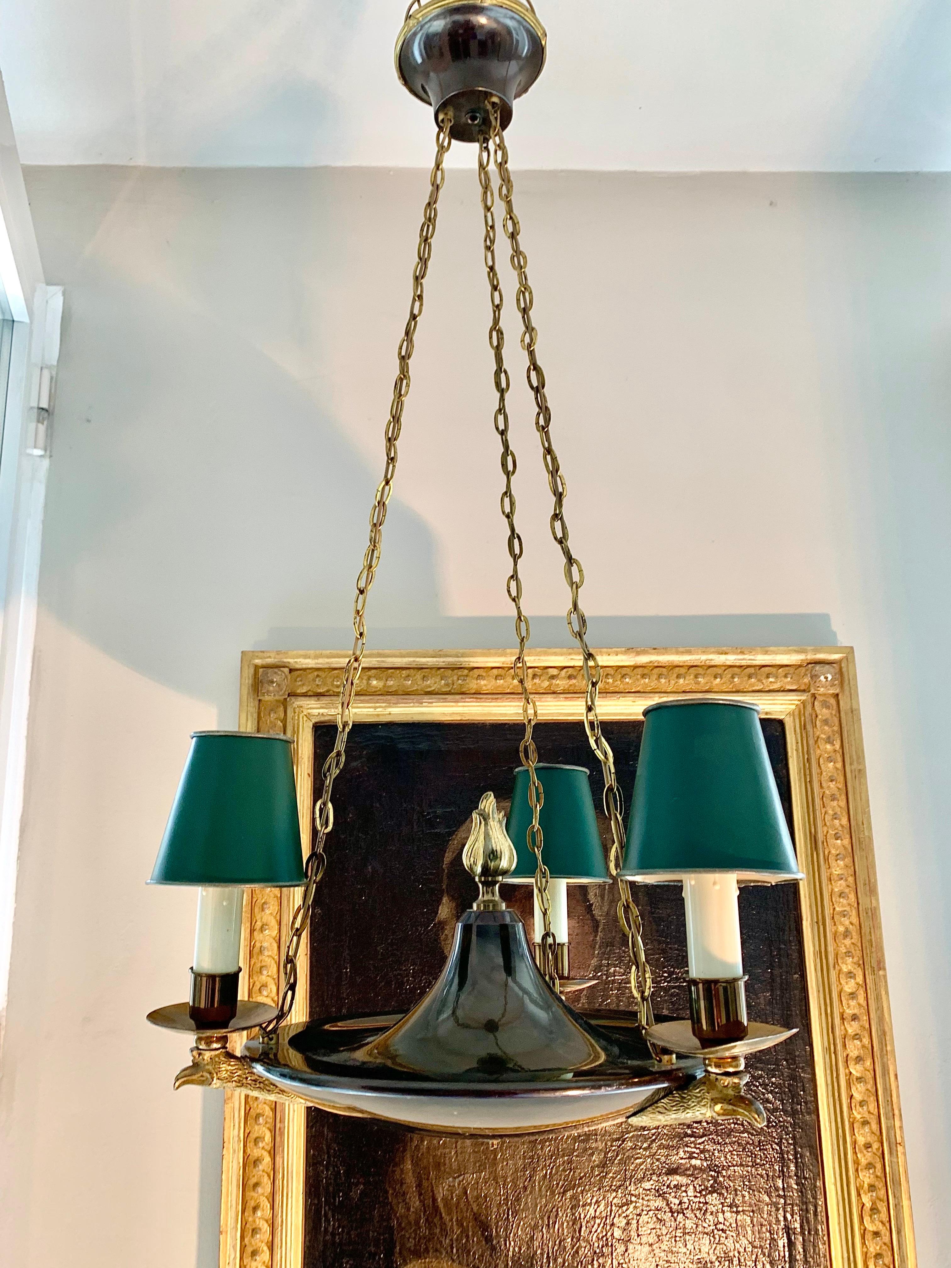 Lampada da soffitto in stile impero svedese del XX secolo in vendita 3