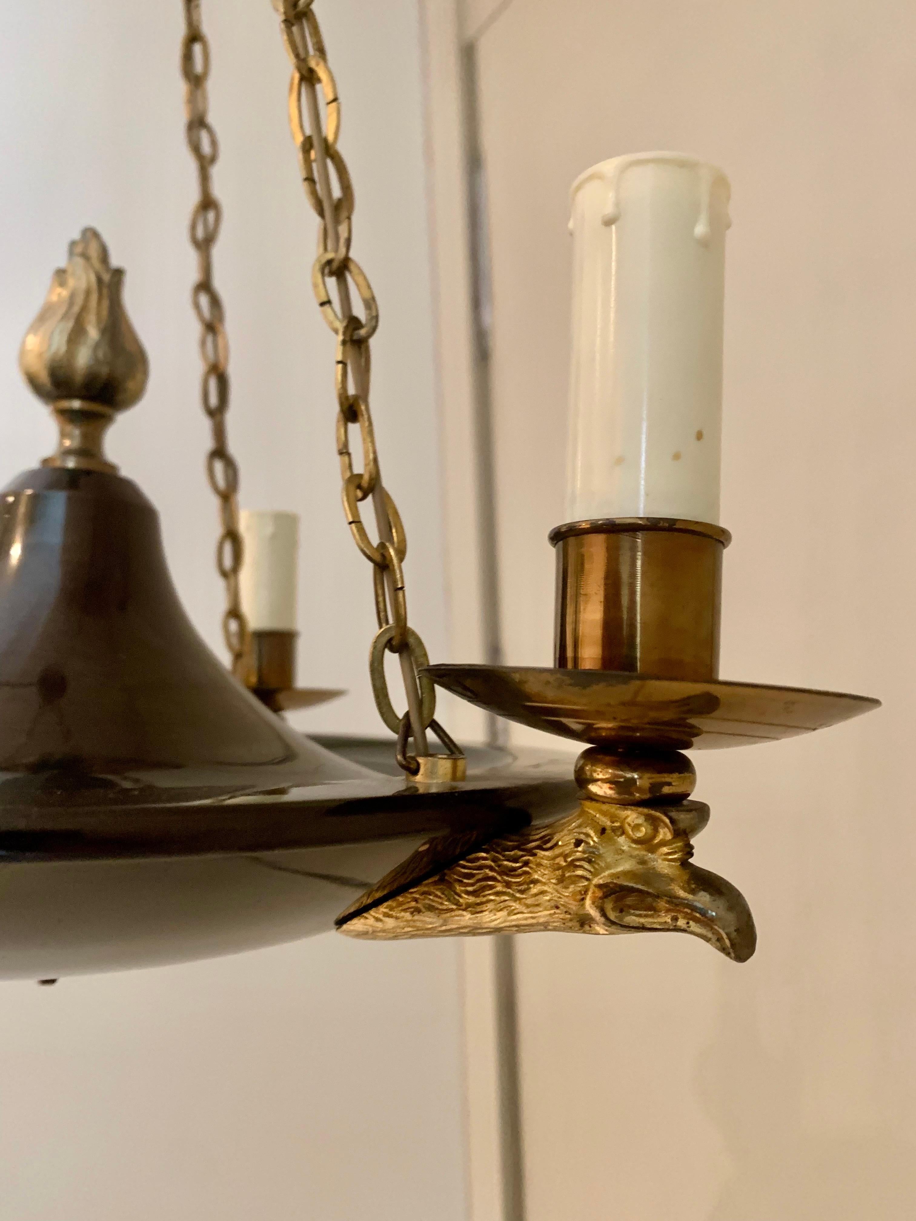 Lampada da soffitto in stile impero svedese del XX secolo in vendita 6