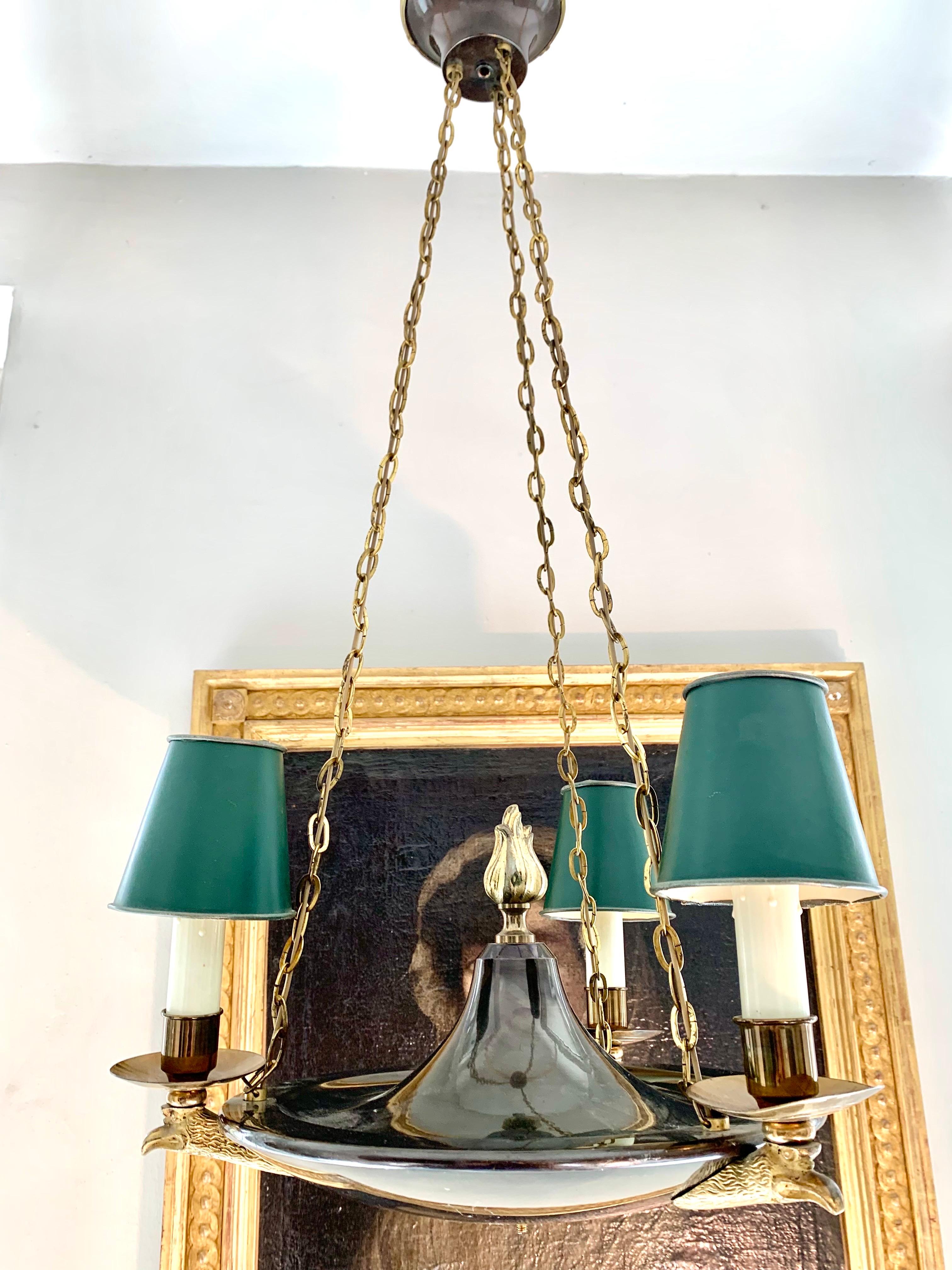 Lampada da soffitto in stile impero svedese del XX secolo in vendita 11