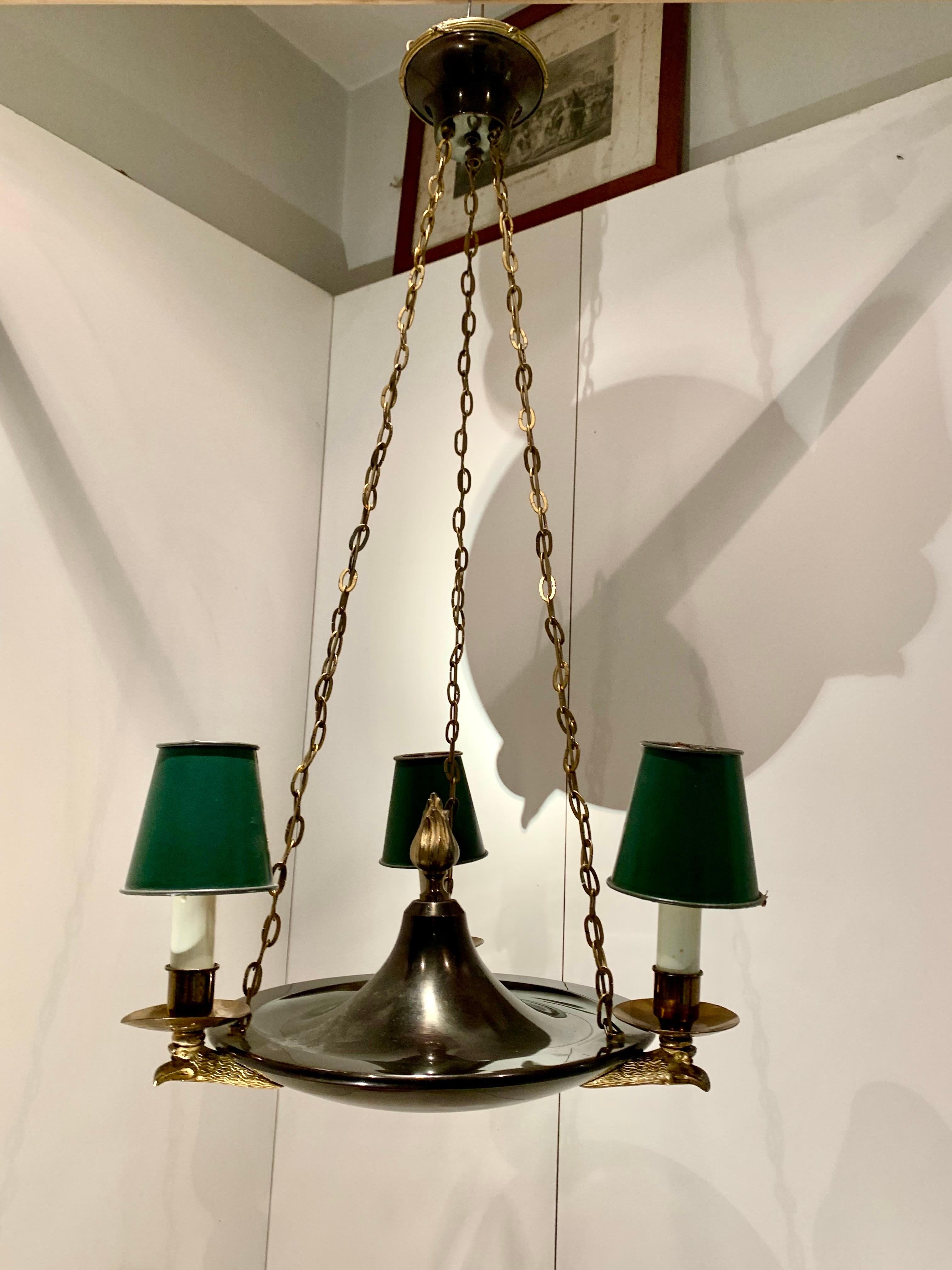 Neoimpero Lampada da soffitto in stile impero svedese del XX secolo in vendita