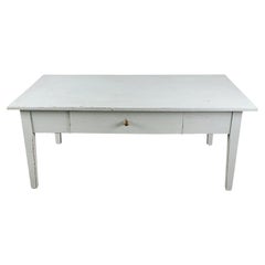 20th Century Swedish Gustavian Style Pinewood Coffee Table - Used Sofa Table