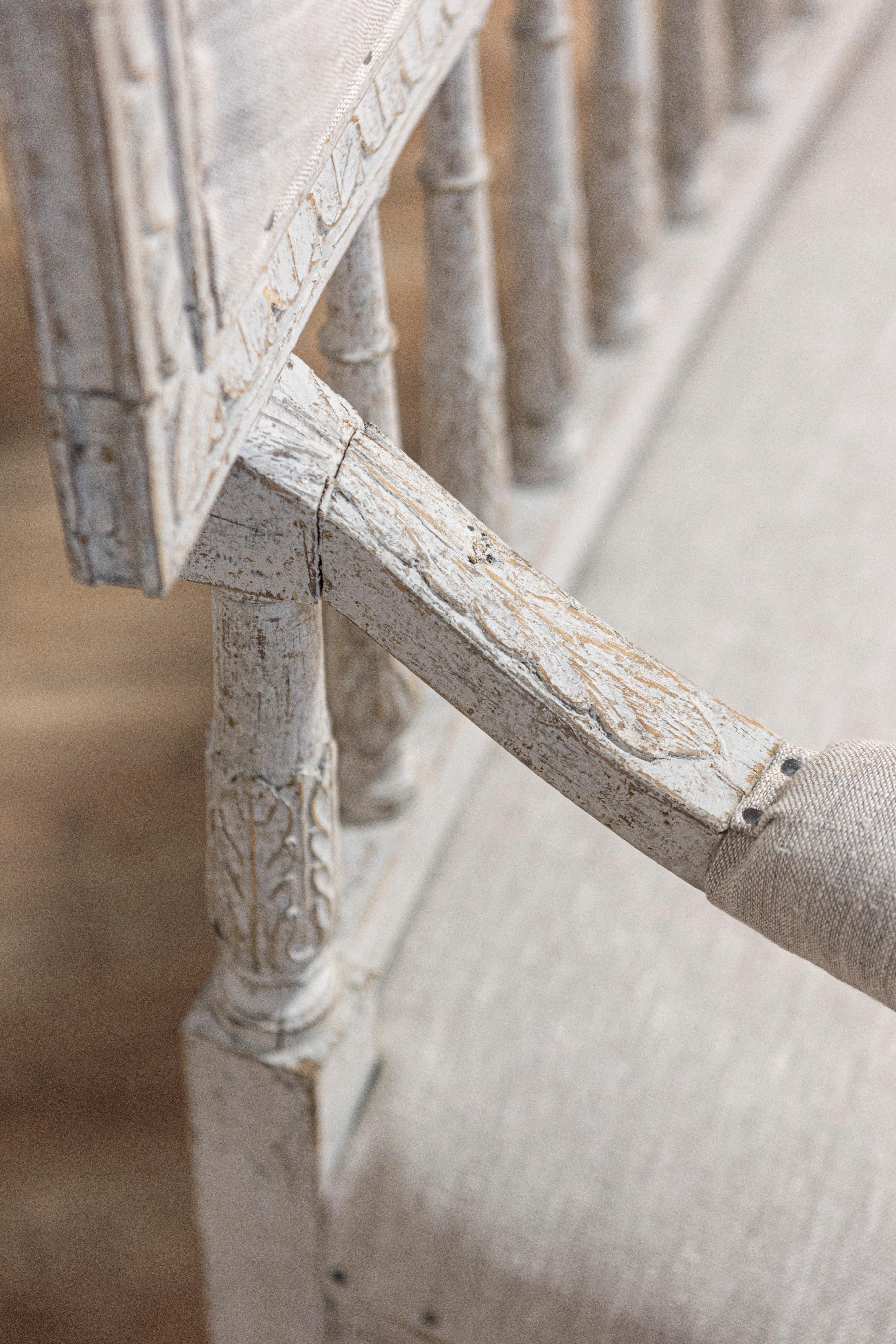 20th Century Swedish Gustavian Style Settee For Sale 6