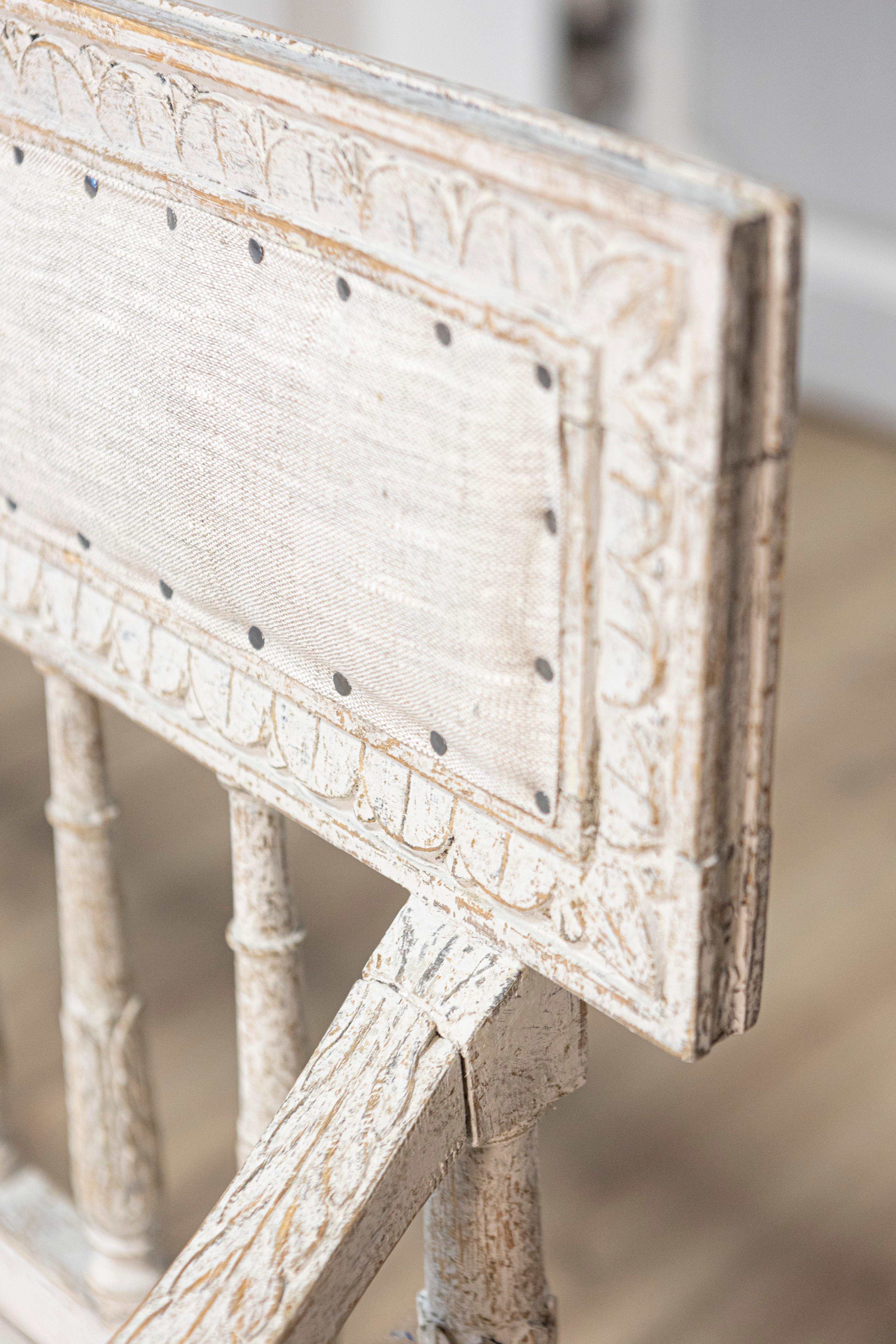 Pine 20th Century Swedish Gustavian Style Settee For Sale