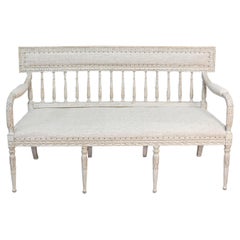 Schwedisches Settee im Gustavianischen Stil des 20. Jahrhunderts