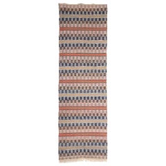 20th Century Swedish Handwoven Cotton Rag Rug