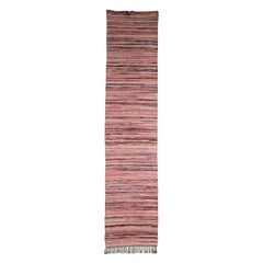 20th Century Swedish Handwoven Cotton Rag Rug