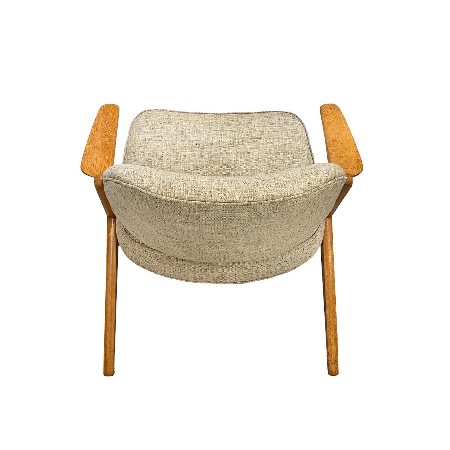 Fauteuil en bois de hêtre du 20e siècle de la Swedish Modern Nordiska Kompaniet par Bengt Ruda en vente 2