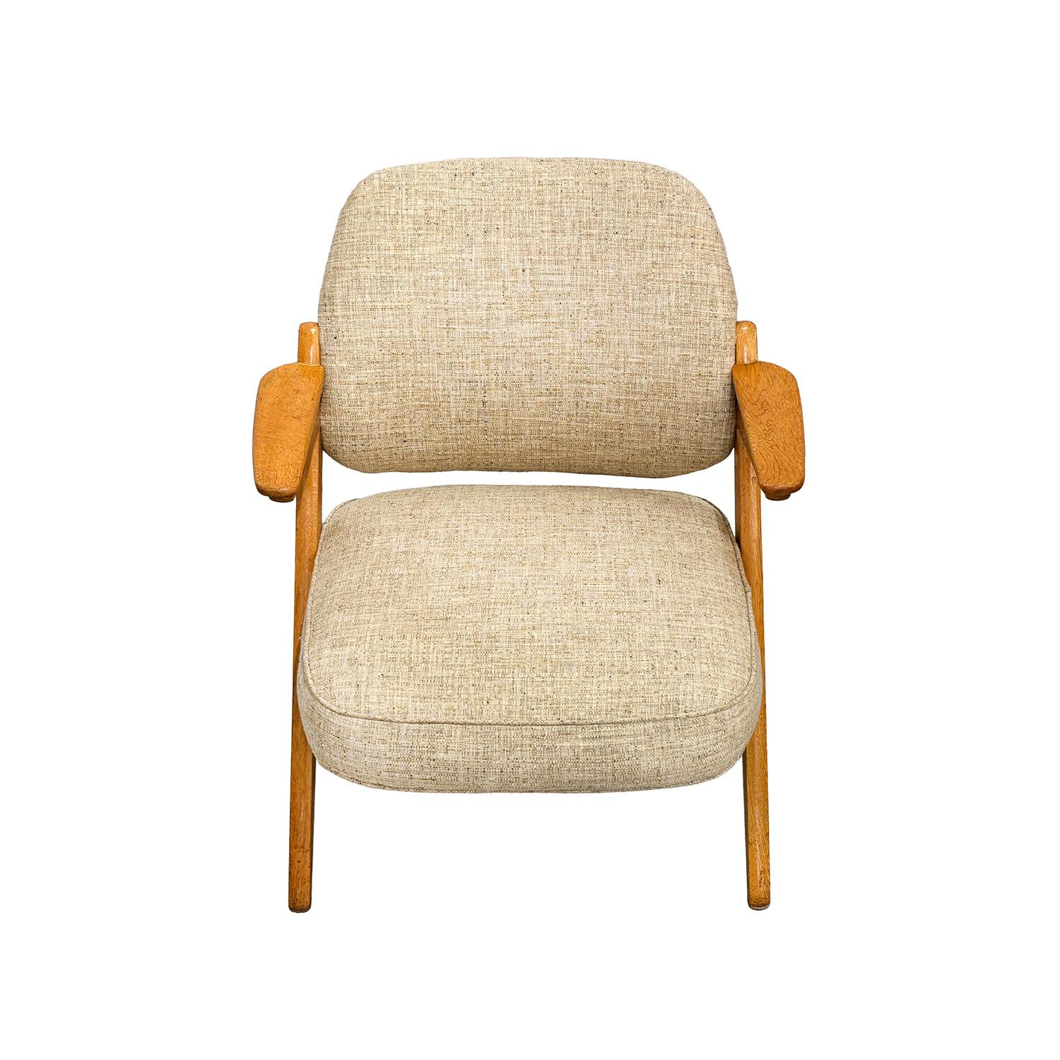 Suédois Fauteuil en bois de hêtre du 20e siècle de la Swedish Modern Nordiska Kompaniet par Bengt Ruda en vente