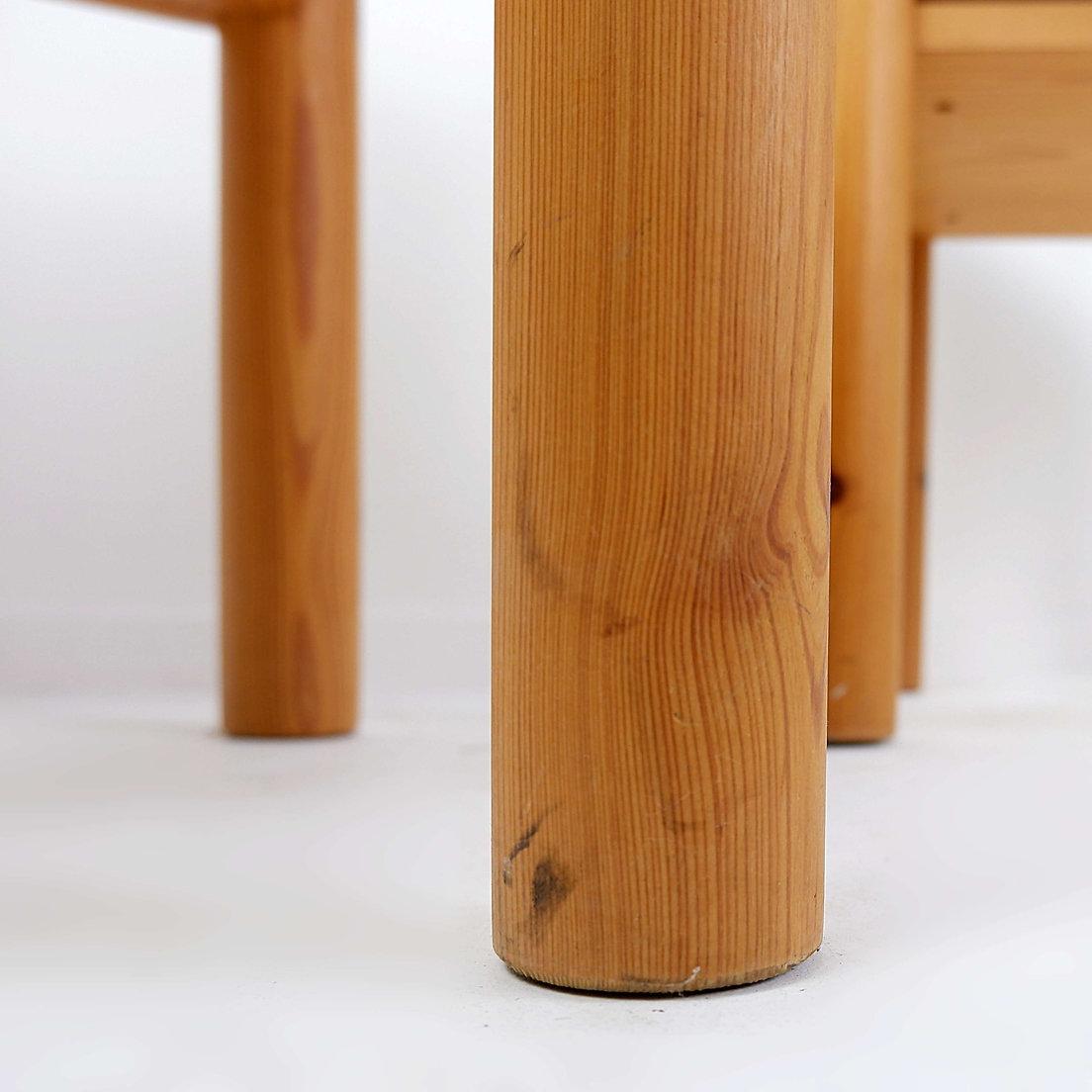 20th-Century Swedish Nightstands in Solid Pine, Set of 2 In Good Condition For Sale In Linkebeek, BE