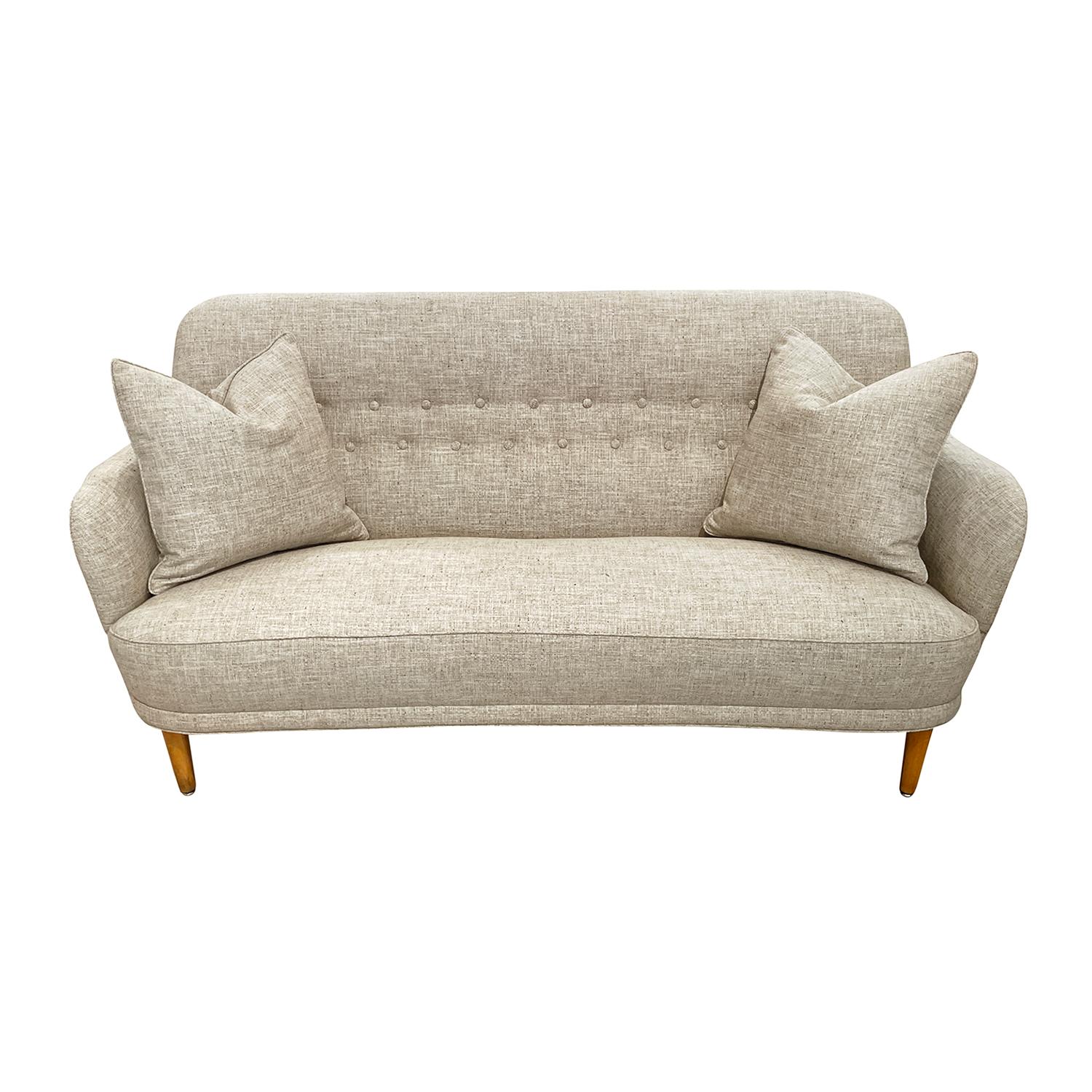 Mid-Century Modern Samsas, canapé - sofa en hêtre OH Sjögren du 20e siècle suédois par Carl Malmsten en vente