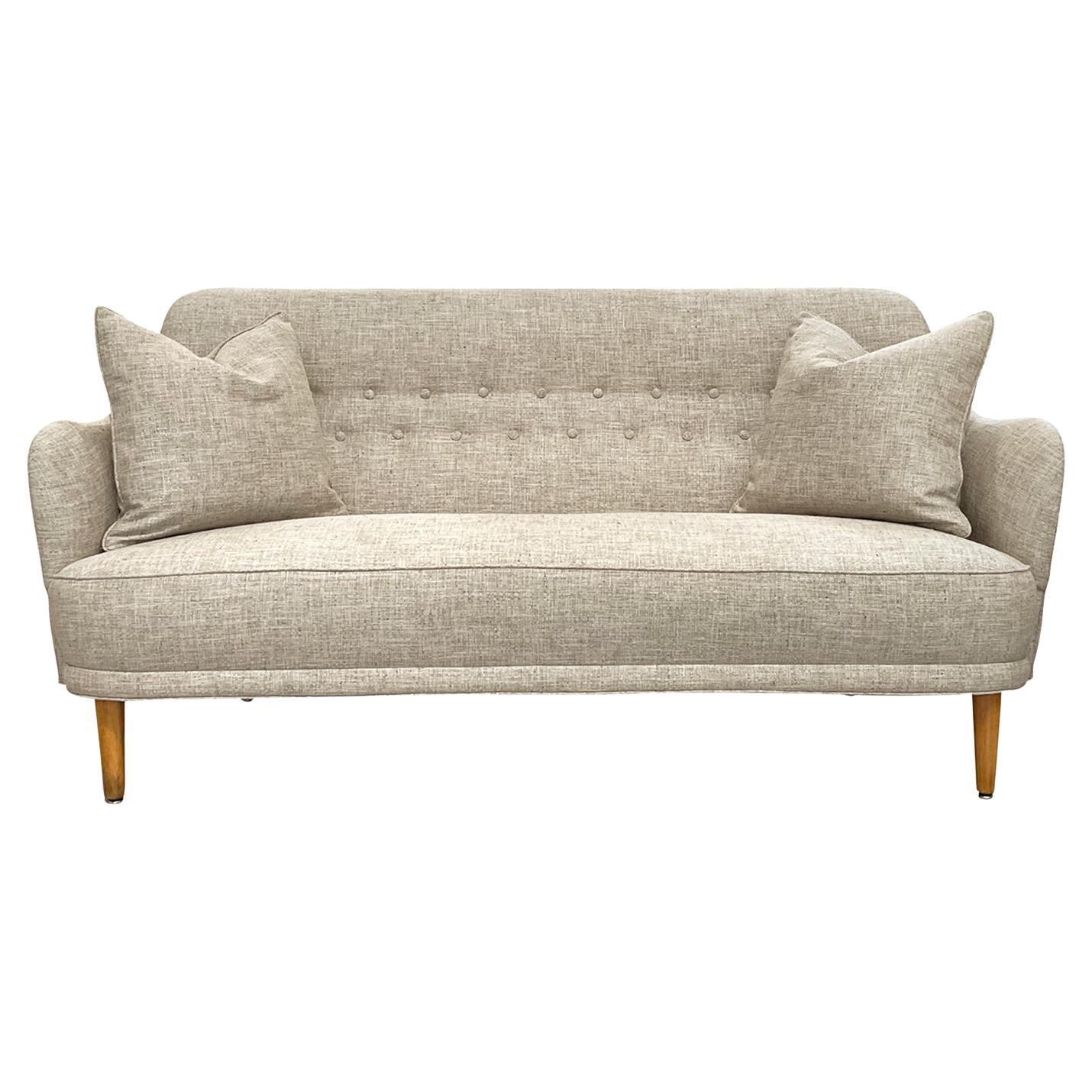 Samsas, canapé - sofa en hêtre OH Sjögren du 20e siècle suédois par Carl Malmsten en vente