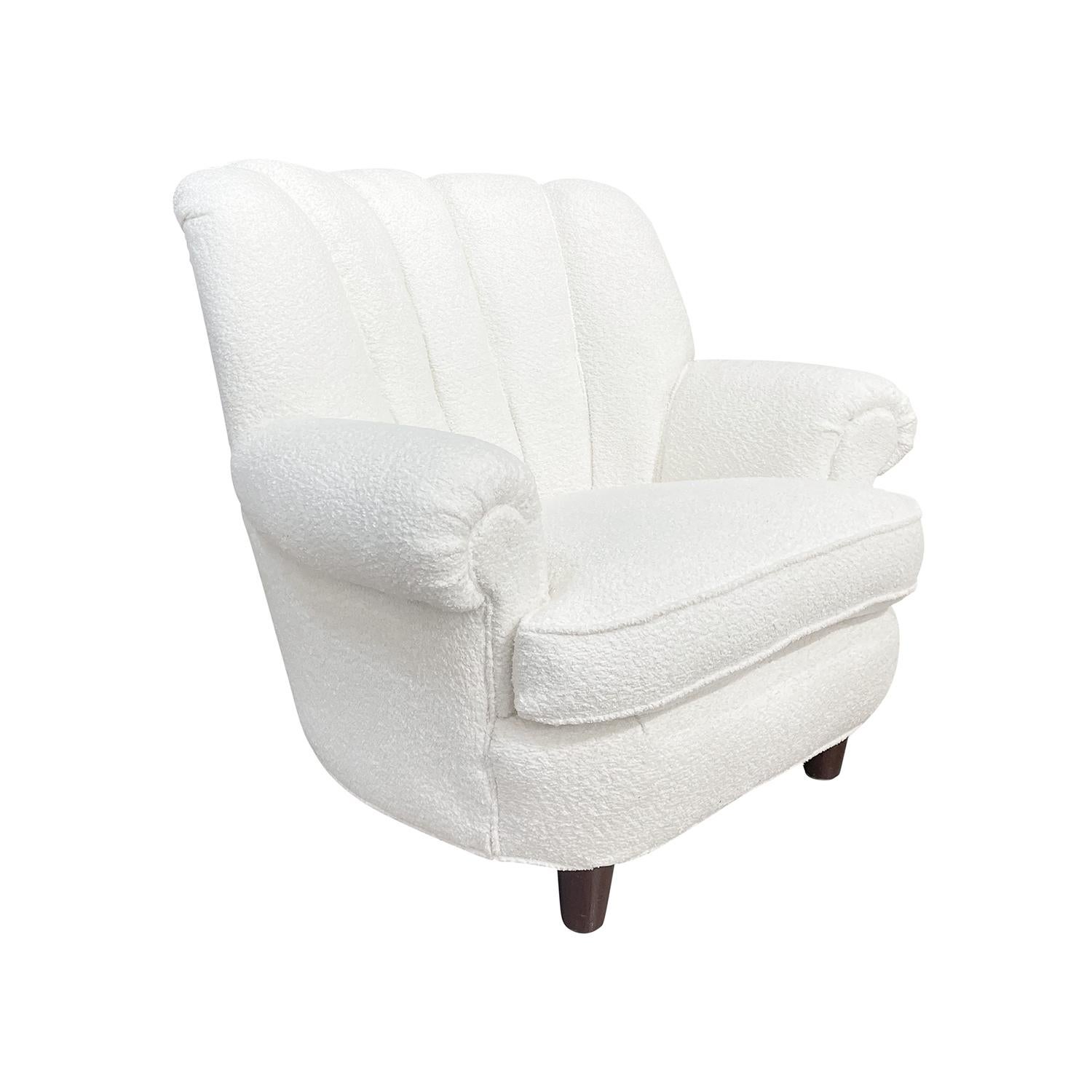 Mid-Century Modern 20th Century Swedish OH Sjögren Nest, Beechwood Lounge Chair by Carl Malmsten For Sale