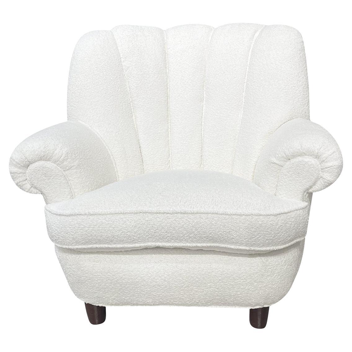 20th Century Swedish OH Sjögren Nest, Beechwood Lounge Chair by Carl Malmsten For Sale