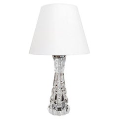 20th Century Swedish Orrefors Table Lamp - Vintage Desk Light by Carl Fagerlund