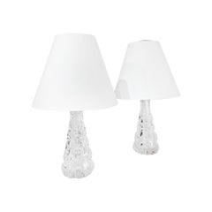 Mid-Century Modern Table Lamps by Carl Fagerlund, Orrefors, Sweden