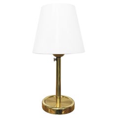 Vintage 20th Century Swedish Polished Brass Lamp - Desk Light by Fagerhults Belysning