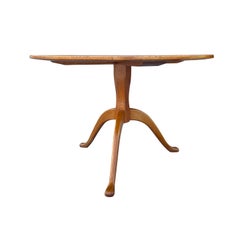 Mesa de café y sofá Berg de madera de teca moderna sueca del siglo XX de Carl Malmsten