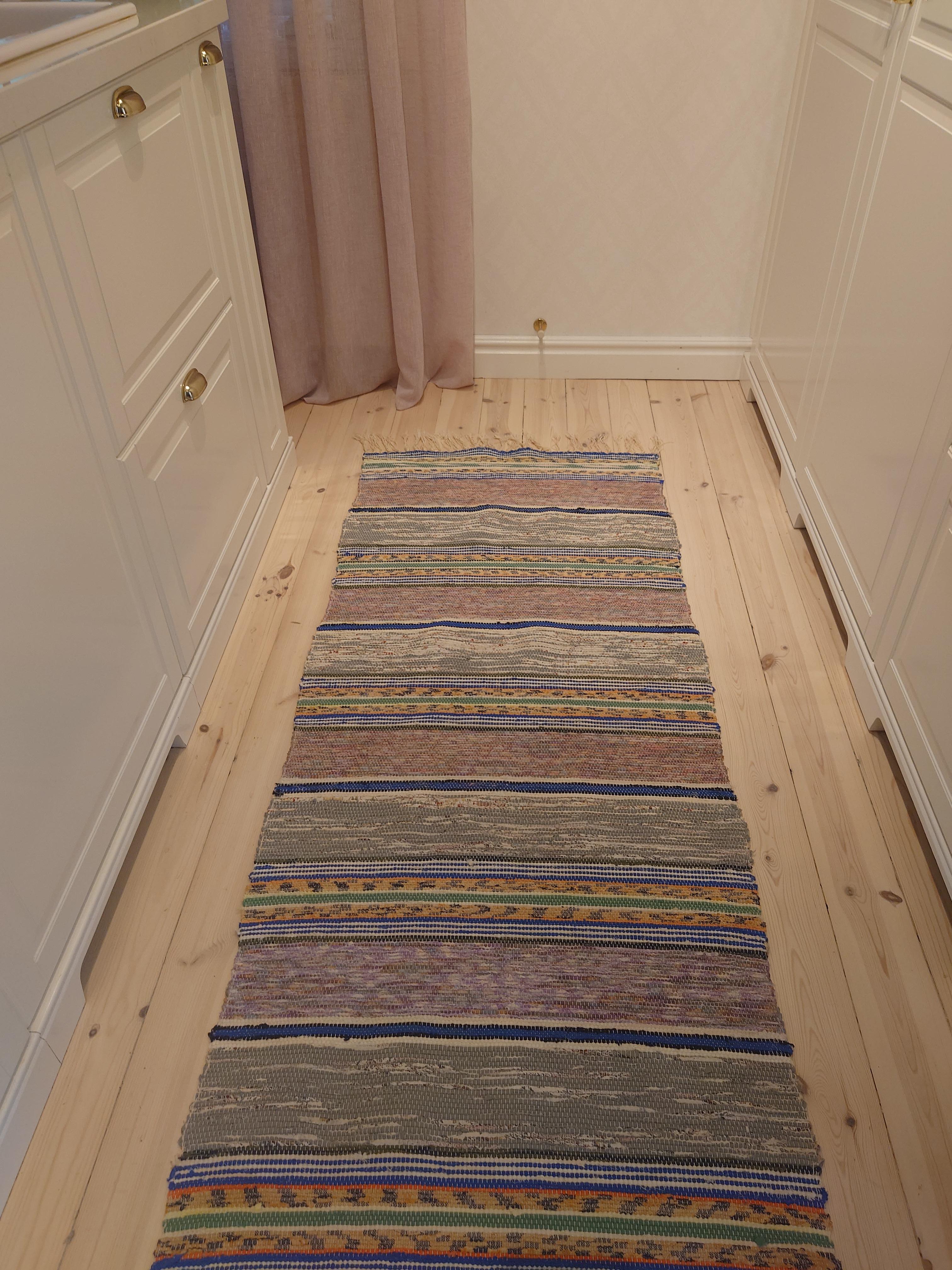 20th Century Swedish Rag rug For Sale 4