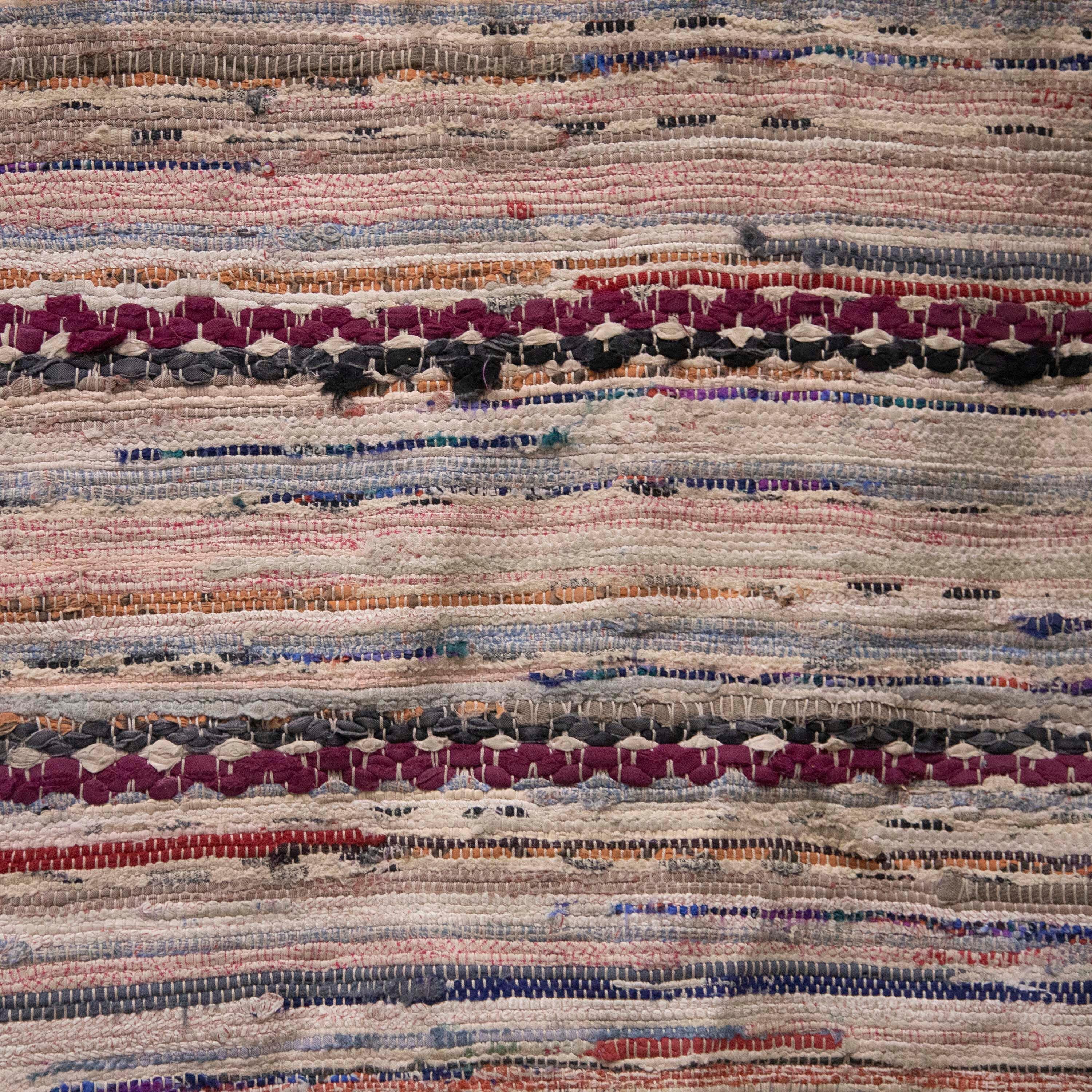 20th Century Swedish Rag Rug In Good Condition For Sale In Tetbury, Gloucestershire